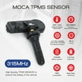 thumbnail image 4 of MOCA AUTOPARTS 4Pcs TPMS Tire Pressure Monitoring System Sensor Fit for 2013-2018 Ford C-Max & 2010-2022 Ford E-350 E-450 Super Duty & 2011-2016 Lincoln MKS MKT & 2009-2011 Mercury Mariner, 4 of 9