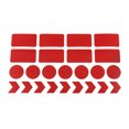 thumbnail image 3 of 24pcs Red Reflective Stickers Safety Warning Strip Tape for Car Trucks Bicycles, 3 of 6