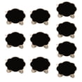 thumbnail image 1 of 10Pcs Mini Chalkboard Sign with Stand Wooden Desktop Blackboard Reusable Single Sided Small Message Board Wedding Party Events Buffet Decoration Board, 1 of 8