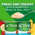 Activia 60 Calories Strawberry Banana & Peach Nonfat Probiotic Yogurt