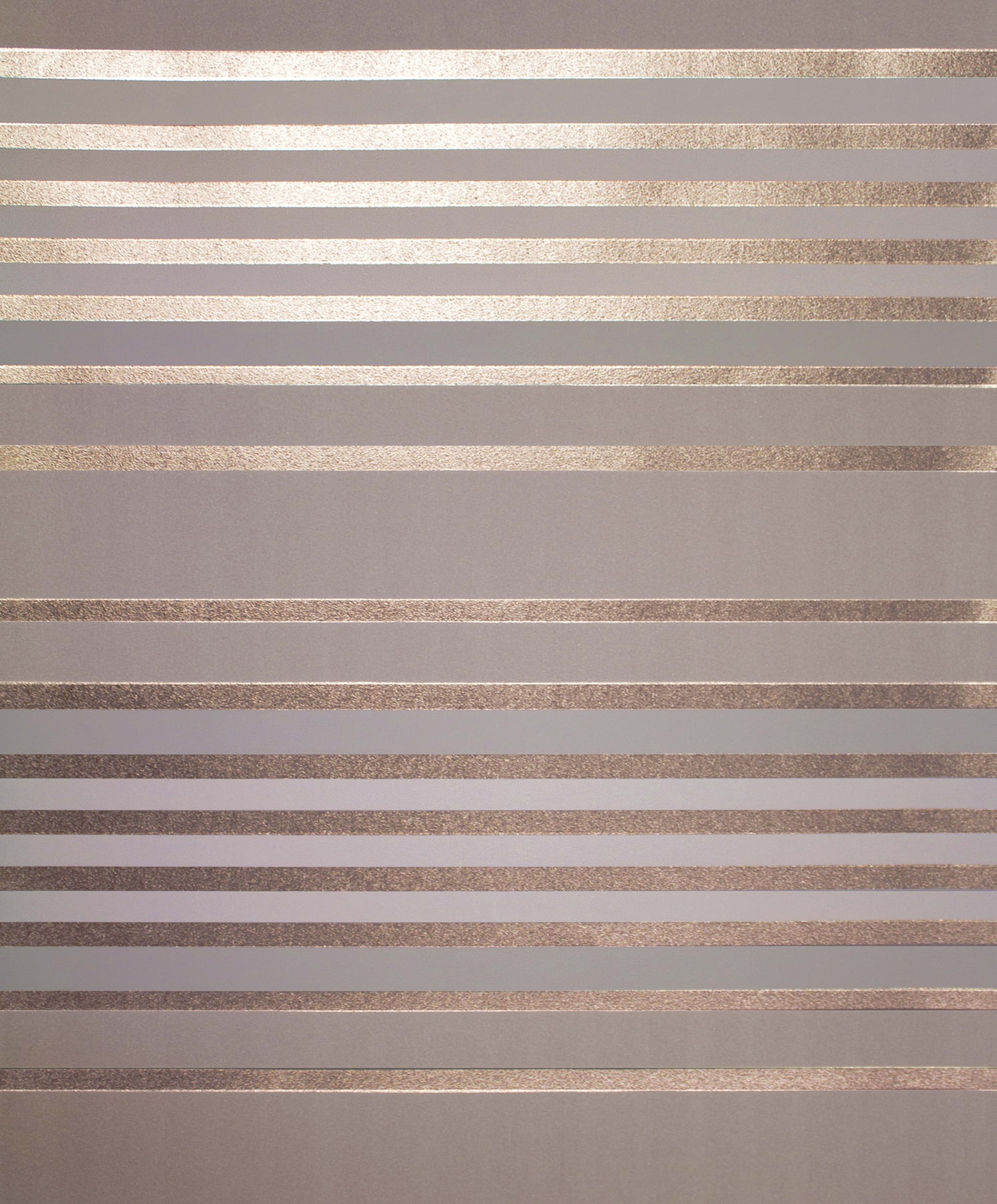Crown Mayfair Rose Gold Metallic Stripe Wallpaper