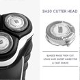thumbnail image 2 of 26-27 6 Pack SH50 Replacement Heads for Philips Norelco Series 5000 Shavers, S5000 S5420 S5380 S5351 MultiPrecision Blades - HZ, 2 of 5