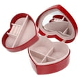 thumbnail image 1 of Heart Shape Jewelry Box Jewelry Storage Organizer for Rings Bracelets Necklaces, 1 of 8