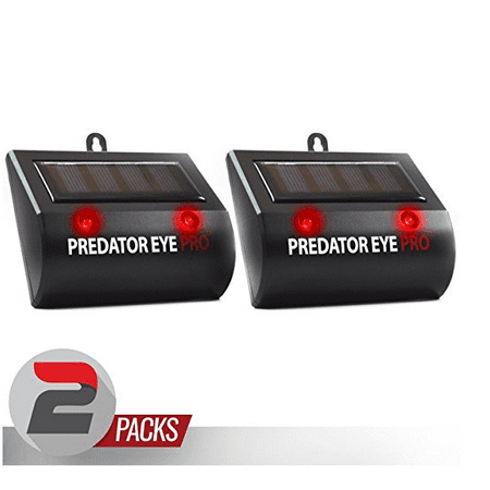 Aspectek l 4600sq ft l Predator Eye PRO with Kick Stand Solar Powered Predator Light Deterrent Light Night Time Animal Control for Animal Rodents, Cats, Dogs, Birds, Raccoon, Wolves, Foxes - 2