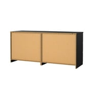 Tvilum Scottsdale Black Matte 6 Drawer Double Dresser