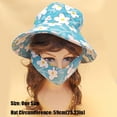 thumbnail image 2 of Flower New Protect Neck Anti-uv Bucket Hat With Mask Sunscreen Hat Agricultural Work Hat Tea Picking Cap Fisherman Hat PURPLE INTEGRATED MASK AND HAT, 2 of 6