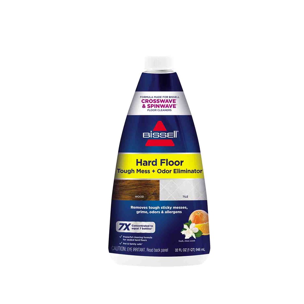 BISSELL Hard Floor Tough Mess + Odor Eliminator Cleaning Formula, 32 oz