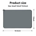 thumbnail image 5 of Dog Food Mat, Silicone Dog Cat Bowl Mat, Non Slip Waterproof Pet Feeding Mat Food Container for Small Animals, Gray, 5 of 8