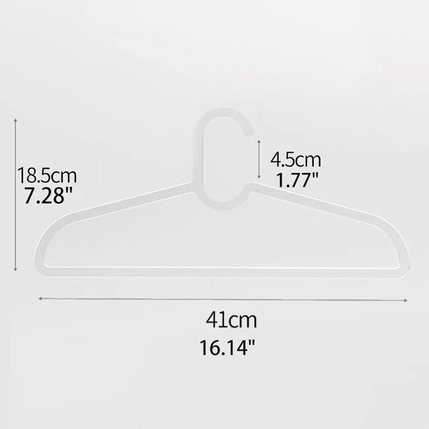 Velvet Hangers Non Slip - 20 Pack Pants Hangers for Closet - Thin Space Saving Clothes Hanger - Strong, Durable, Jean Perchas with 360 Degree Rotatable Hook for Tank Top (Black Silver Hook)