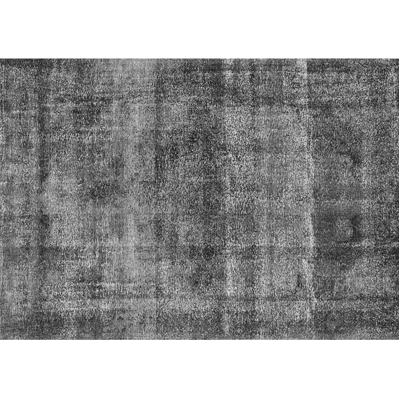 Ahgly Company Indoor Rectangle Oriental Gray Industrial Area Rugs, 8' x 12'