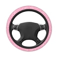 thumbnail image 3 of Haiem Breast Cancer Awareness Print Steering Wheel Cover 15 Inches for Women Men, Neoprene Anti-Slip Steering Wheel Grip Wrap Car Accessories Protective Case Cover for Vehicle Truck SUV, 3 of 8