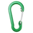 thumbnail image 5 of yeacher 10-Pack Green Aluminum Alloy S-Type Spring Clips, 50x26mm, 5.4g, Multi-Color Options Available, 5 of 5
