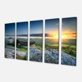 thumbnail image 2 of Sunset at Helman Tor in Cornwall - Modern Seashore Canvas Art, 2 of 3