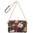 thumbnail image 2 of FORMRS Women Crossbody Purse with Chain Strap Vegan Leather Shoulder Handbag, Red Flowers Pattern, 2 of 7