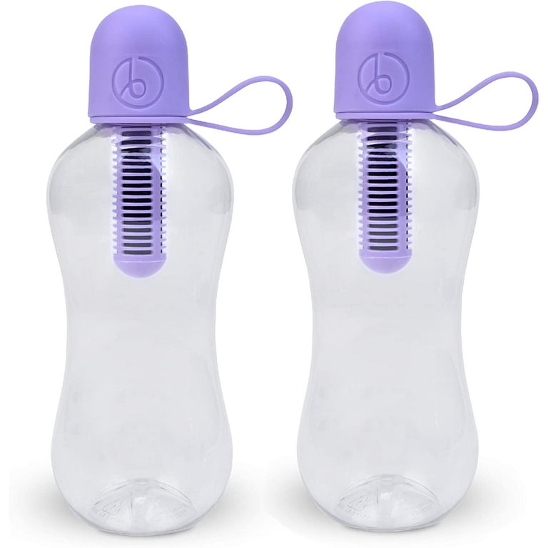 Purple Portable Water Filter Bottle
