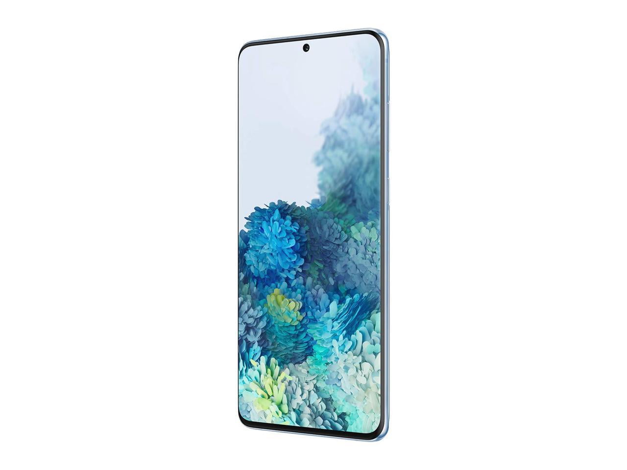 Restored Samsung Galaxy S20+ Plus 5G 128GB Fully Unlocked Phone Cosmic Blue (Refurbished)