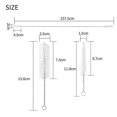 thumbnail image 5 of 3Pcs French Horn Trombone Trumpet Cleaning Set Stainless Steel Nylon Brush, 5 of 5