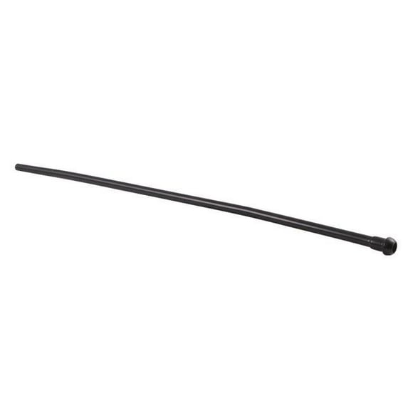 Ligne d'Alimentation de Toilettes en Bullnose de 20 Po - Noir Mat
