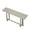 Grey, variant on 59.84" Console Table, Stylish Rectangular Entryway Table, Outdoor Console Table for Patio, Sturdy Construction Hall Table, Sofa Table for Entrance, Hallway, Living Room, Bed Room and Patio (Natural)