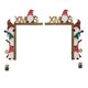 thumbnail image 3 of Marco de puerta navideño creativo para decoración de mesa, diseño de ambiente hogareño, colgante, 3 of 6