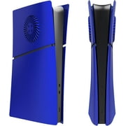 Slim Digital Edition Cover Plates with Cooling Vents for PS5 Slim Console, Shell Panels Compatible with PlayStation 5 Slim Accessories Protective Replacement Faceplate (Cobalt Blue)
