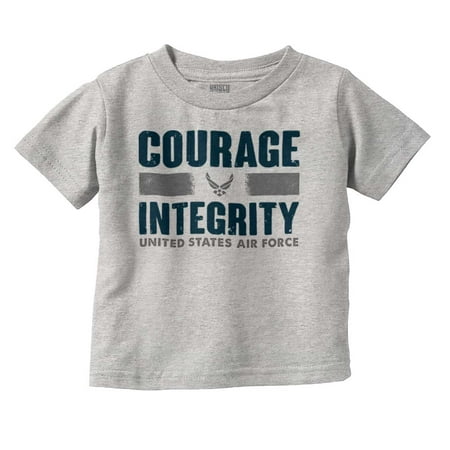 

US Air Force Courage Integrity Toddler Boy Girl T Shirt Infant Toddler Brisco Brands 5T