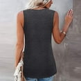 thumbnail image 5 of Timegard Womens Tank Top Plus Size Scoop Neck Lace Sleeveless Ruched Tops Casual Comfy Summer Tee Shirts, 5 of 7