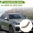 thumbnail image 3 of Cubierta de tirador de panel de puerta del lado del pasajero delantero para BMW X5 2000-2006 No.51418265080 Beige ABS 1 Pc, 3 of 6