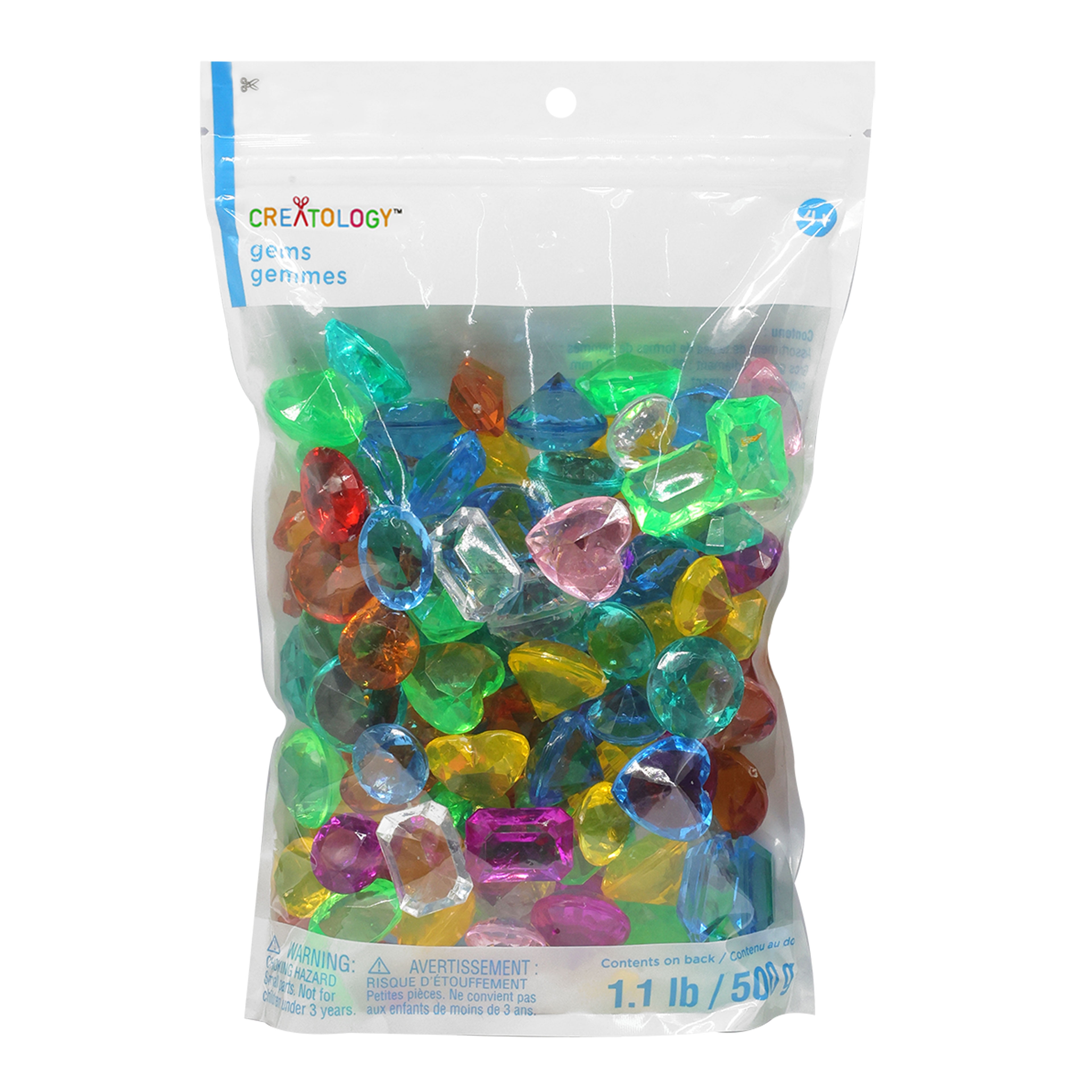 Shapes Mix Gems by Creatology™ 1.1lb assorted colors