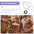 thumbnail image 2 of WHAMVOX Cymbal Chain Metal Cymbal Extension Chain Alloy Black 1Set, 2 of 8