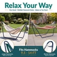 thumbnail image 3 of Sunnydaze 550 lb Powder-Coated Steel Universal Hammock Stand - Blue, 3 of 14