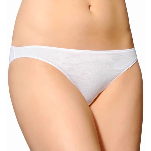 Women's Only Hearts 50848 Organic Cotton Bikini Panty (White M)