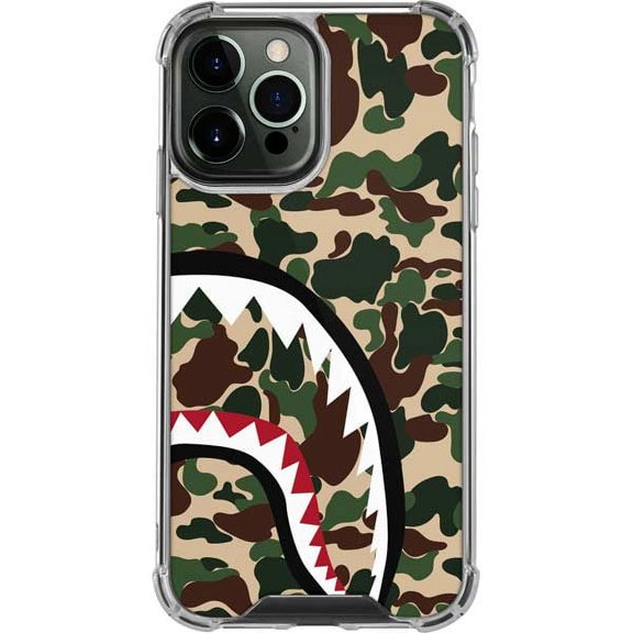 Skinit Camouflage Shark Teeth Street Camo iPhone 13 Pro Max Clear Case