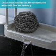 thumbnail image 5 of Kitchen Sponge Holder Dishcloth Hanger, Kitchen Sink Rack Tray Organizer Stand for Sponge, Dish Cloth, Rag, Brush, Scrubber, 5 of 5