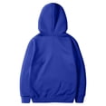 thumbnail image 5 of Hoodies for Men Pullover Hoodie Men Solid Color Drawstring Hooded Pocket Leather Label Casual Hoodie Business Comfortable Loose Trendy Hoodie, 5 of 5