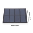 thumbnail image 1 of Panel Solar resistente al agua, célula Solar de alta eficiencia para batería de 9-12V/3,7 V, 5W, 12V, 5W, 3W, 2V, 1 of 7