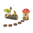 thumbnail image 4 of Estatuas de jardín de hadas Juego de resinas de jardín en miniatura Colocación versátiles de decoración al aire libre esculturas de ángulo de, 4 of 8