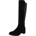 thumbnail image 1 of Naturalizer Womens Brent Suede Round Toe Knee-High Boots, 1 of 3