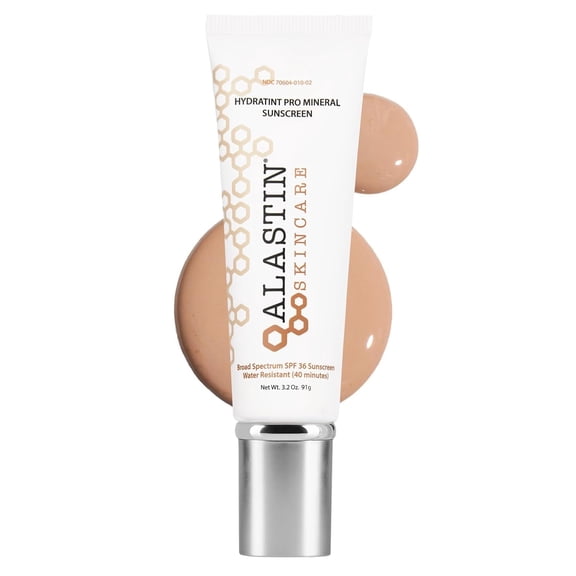 Alastin Skincare HydraTint Pro Mineral Broad Spectrum Sunscreen SPF 36, Travel Size, 0.4 fl oz