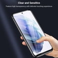 thumbnail image 4 of 6.7-inch Tempered Glass Screen Protector Anti-Scratch Clear Film with High Transparency Bubble Free/Anti-Water/Oil-Waterproof/Explosion-Proof Protective Film Replacement for Samsung Galaxy S21, 4 of 6