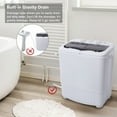 Washing Machine, ZPL Twin Tub Washer and Dryer Combo, Compact Portable