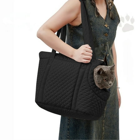 Apmemiss Clearance Dog Carrier Purse  Foldable Waterproof Premium Canvas Dog Carrier Bag  Pet Travel Tote Bag with Pockets for Cat and Small Dog Womens Gifts for Christmas
