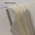 thumbnail image 4 of Yuree B5 Cuaderno En Espiral/Diario En Espiral Papel En Blanco Grueso Sin Rayas De 100 G/M² Y Cubierta De Papel Kraft Duro 65 Hojas (130 Páginas) Paquete De 3 10,5" X 7,2" Marrón/Azul/Gris, 4 of 5