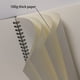 thumbnail image 4 of Yuree B5 Cuaderno En Espiral/Diario En Espiral Papel En Blanco Grueso Sin Rayas De 100 G/M² Y Cubierta De Papel Kraft Duro 65 Hojas (130 Páginas) Paquete De 3 10,5" X 7,2" Marrón/Azul/Gris, 4 of 5