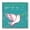 White/ green, variant on Flying Wish Paper - Just Bee, Spiritual Tool for Meditation & Affirmation - 5"x5"- Wish-Making Card