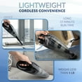 thumbnail image 4 of Cordless Handheld Vacuum Cleaner for Indoor Use, HEPA Filter, Lithium Ion & Charging Cable Included by Kapstrom (US Company), 4 of 7