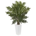 thumbnail image 1 of Nearly Natural 4.5鈥?Evergreen Artificial Plant in Planter, Green, 1 of 1
