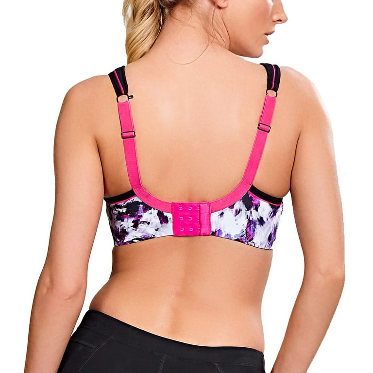 Panache Underwire Sports Bra (5021),34E,Abstract Orchid