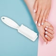 thumbnail image 3 of Unique Bargains 6 Pcs Fingernail Cleaner Nail Brush Fingernail Cleaning Tools Manicure Brush with Plastic Handle White, 3 of 8
