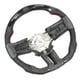 thumbnail image 4 of Volante De Cuero De Napa, Pantalla De Voltaje De Temperatura Del Agua Resistencia Al Calor Volante LED Diseño De Carreras De Fondo Plano Para Automóvil, 4 of 8